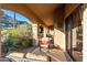 Relaxing patio area with comfortable seating and mountain views at 14597 E Corrine Dr, Scottsdale, AZ 85259