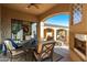 Outdoor patio with seating area and views at 14597 E Corrine Dr, Scottsdale, AZ 85259