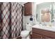 Bathroom with shower/tub and brown vanity at 14749 N 153Rd Dr, Surprise, AZ 85379