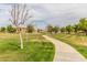 Paved walking path meandering through park at 14749 N 153Rd Dr, Surprise, AZ 85379