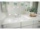 Elegant bathroom with double vanity and quartz countertop at 14840 E Valley Vista Dr, Fountain Hills, AZ 85268