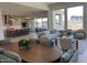 Open concept dining room with mountain views and modern finishes at 14840 E Valley Vista Dr, Fountain Hills, AZ 85268