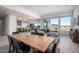 Open concept dining area with large wood table and seating at 14840 E Valley Vista Dr, Fountain Hills, AZ 85268