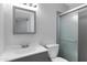 Bathroom with vanity, toilet and shower stall at 17242 N 16Th Dr # 9, Phoenix, AZ 85023