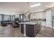 Spacious kitchen featuring granite countertops and stainless steel appliances at 18147 W Sandy Rd, Goodyear, AZ 85338