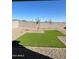 Artificial turf and gravel backyard with young trees at 19436 W Valle Vista Way, Litchfield Park, AZ 85340