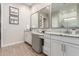 Elegant bathroom with double vanity and granite countertops at 19651 W Monterey Way, Buckeye, AZ 85396