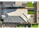 Aerial view showcasing home's roofline, backyard, and landscaping at 25536 S 230Th St, Queen Creek, AZ 85142