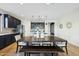 Modern kitchen with dark cabinets and an island at 25536 S 230Th St, Queen Creek, AZ 85142