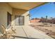 Covered patio with seating area and view of backyard at 25875 W St Catherine Ave, Buckeye, AZ 85326