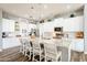 Spacious kitchen with granite countertops and white cabinetry at 28821 N Ashbrook Ln, Queen Creek, AZ 85144