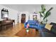 Bright living room featuring hardwood floors and comfortable seating at 303 W 9Th St, Mesa, AZ 85201