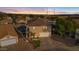 Two-story house aerial view, showcasing curb appeal at 3141 S 83Rd Cir, Mesa, AZ 85212