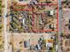 Aerial view showing the property lines and surrounding buildings and landscape at 3204 W Mcneil St, Laveen, AZ 85339