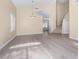 Formal dining room with hardwood floors and natural light at 3482 W Mineral Butte Dr, San Tan Valley, AZ 85144