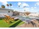 Inviting backyard oasis with a sparkling pool and ample lounge space at 4437 N Granite Reef Rd, Scottsdale, AZ 85251