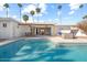 Expansive pool with open views to the home's interior at 4437 N Granite Reef Rd, Scottsdale, AZ 85251