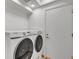 Clean and organized laundry room featuring modern washer and dryer units at 4968 E Grandview Rd, Scottsdale, AZ 85254