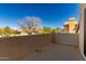 Spacious patio overlooking the community landscape at 4968 E Grandview Rd, Scottsdale, AZ 85254