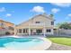 Refreshing pool with a covered patio offers a relaxing outdoor experience at 4968 E Grandview Rd, Scottsdale, AZ 85254