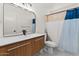 Modern bathroom with updated vanity and fixtures at 5109 E Blanche Dr, Scottsdale, AZ 85254