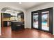 Modern kitchen with granite counters and island at 5109 E Blanche Dr, Scottsdale, AZ 85254