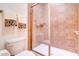 Clean bathroom with a shower/tub combo and updated tile at 5122 E Shea Blvd # 1030, Scottsdale, AZ 85254