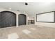 Home theater room featuring built-in shelving and screen at 6414 W Villa Linda Dr, Glendale, AZ 85310