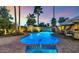 Relaxing pool and spa area with seating and water features at 7258 E Manzanita Dr, Scottsdale, AZ 85258