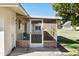 Screened patio with access from exterior door at 9518 W Shasta Dr, Sun City, AZ 85351