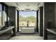 Luxury bathroom featuring a freestanding tub and expansive desert views at 10784 E Pinnacle Peak Rd, Scottsdale, AZ 85255
