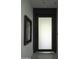 Elegant entryway featuring a frosted glass door and modern frame at 10784 E Pinnacle Peak Rd, Scottsdale, AZ 85255
