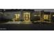 Modern entry with water feature & dark brick accents at 10784 E Pinnacle Peak Rd, Scottsdale, AZ 85255