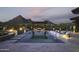 Luxury pool with fire features and mountain views at 10784 E Pinnacle Peak Rd, Scottsdale, AZ 85255