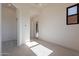 Bedroom with access to patio and mountain views at 11972 E Yearling Rd # 20, Scottsdale, AZ 85255