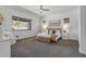 Spacious bedroom with large window and neutral decor at 14035 E Sahuaro Dr, Scottsdale, AZ 85259