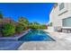 Enjoy this beautiful pool and spa with waterfall feature at 23116 N 41St St, Phoenix, AZ 85050