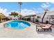 Inviting community pool with lounge chairs for relaxation at 2400 N 71St St # T, Scottsdale, AZ 85257