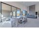 Dining area with patio view and modern decor at 25580 N 119Th St, Scottsdale, AZ 85255