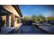 Backyard oasis with a sparkling pool, modern water features, and outdoor lounge area at 25580 N 119Th St, Scottsdale, AZ 85255