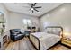 Bright bedroom featuring a comfortable bed and plenty of natural light at 3190 S Jacaranda Ct, Gold Canyon, AZ 85118