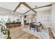 Open concept kitchen and dining area with hardwood floors at 3190 S Jacaranda Ct, Gold Canyon, AZ 85118