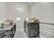 Convenient laundry room with washer, dryer, and folding counter at 3190 S Jacaranda Ct, Gold Canyon, AZ 85118