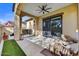Covered patio perfect for outdoor relaxation and entertaining at 3190 S Jacaranda Ct, Gold Canyon, AZ 85118