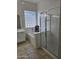 Bathroom with shower, tub, and double sinks at 4072 S Skyline Ct, Gilbert, AZ 85297