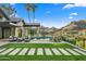 Luxury backyard oasis with a pool, mountain views, and patio furniture at 4129 E Sandy Mountain Rd, Paradise Valley, AZ 85253