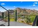 Deck with mountain and city views at 4129 E Sandy Mountain Rd, Paradise Valley, AZ 85253