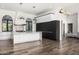 Modern kitchen with island and high-end appliances at 4129 E Sandy Mountain Rd, Paradise Valley, AZ 85253