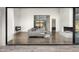 Open living room with modern fireplace and hardwood floors at 4129 E Sandy Mountain Rd, Paradise Valley, AZ 85253