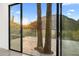 View of backyard patio with mountain backdrop at 4129 E Sandy Mountain Rd, Paradise Valley, AZ 85253